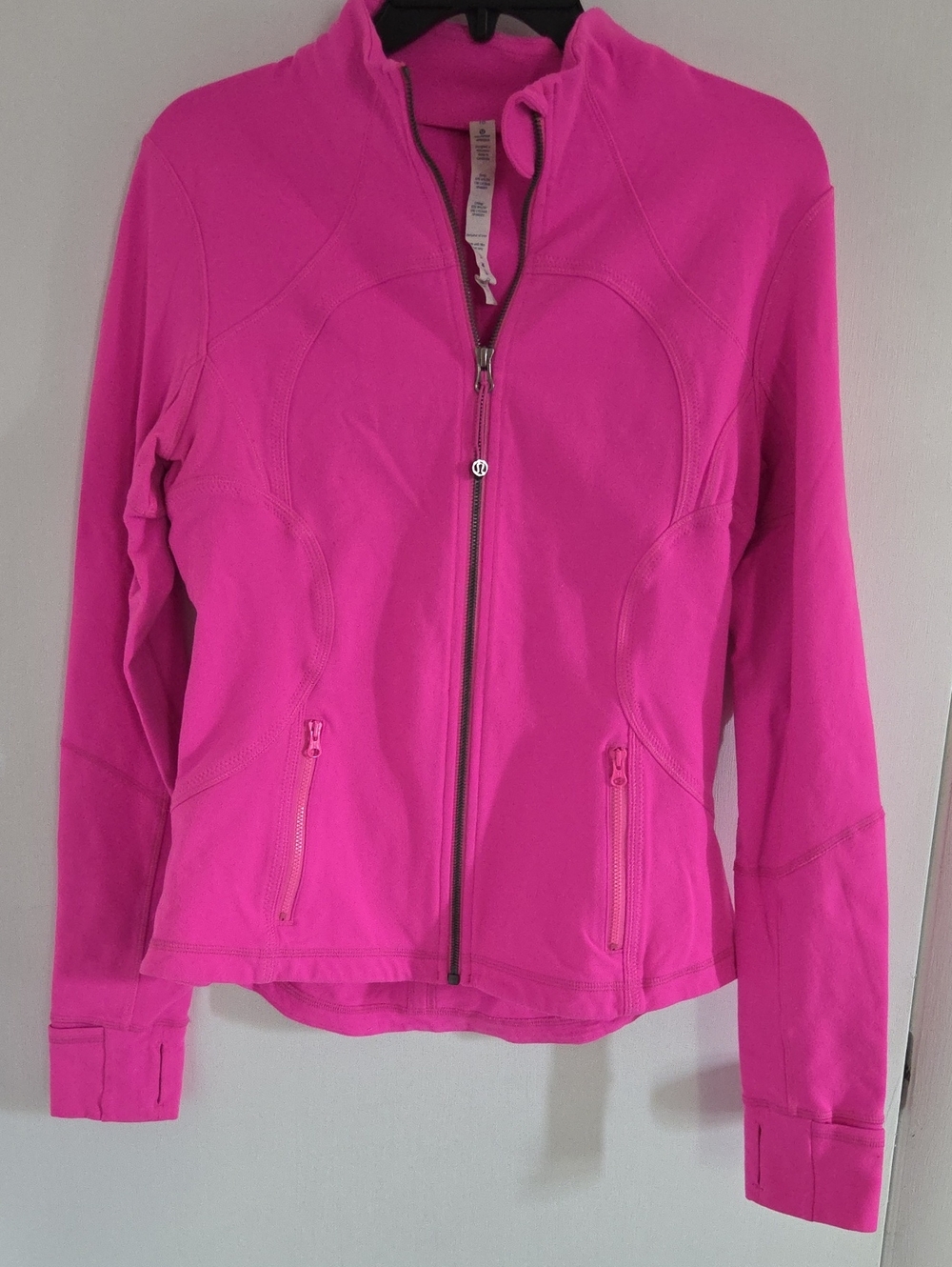Lululemon Athletica Women's Pink Full-Zip Active Jacket Size 10
